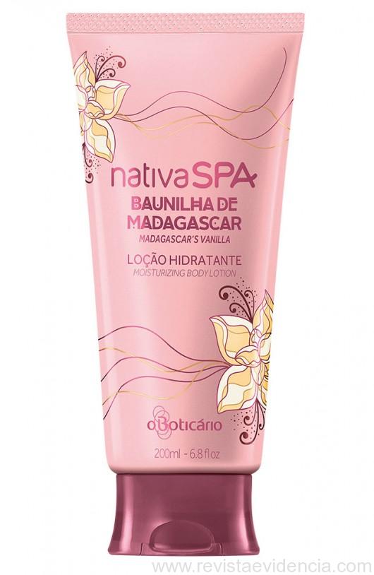 Nativa SPA Baunilha de Madagascar traz mistura perfeita entre o doce e o cítrico