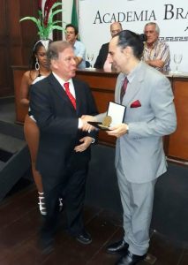 Helcio Hime e o Presidente da Academia Brasileira de Filosofia