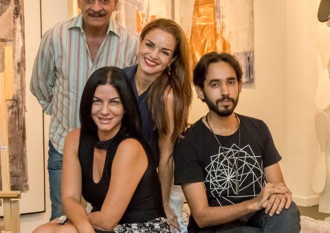 Juliana Almeida, Rafael Almeida, Vera Gamma e Rogério Gomes (Foto: Edson Oliveira)