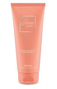 Loção Hidratante Desodorante Glamour Just Shine, 200 ml