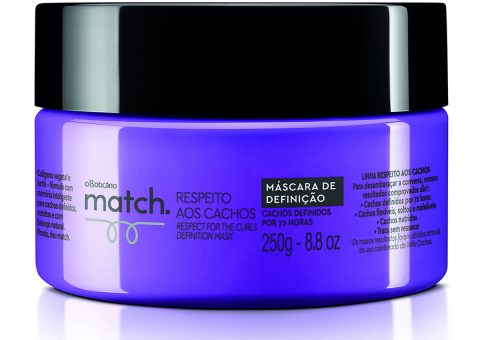 Mascara Match Respeitos aos Cachos