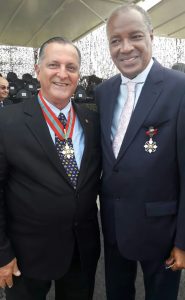 Eduardo Guimarães e José Antonio de Souza Batista, presidente da Soamar/RJ