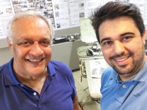 Psiquiatra Emmanuel Fortes e o nefrologista Luiz Guilherme Almeida