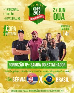 Trem das Onze - Servia x Brasil