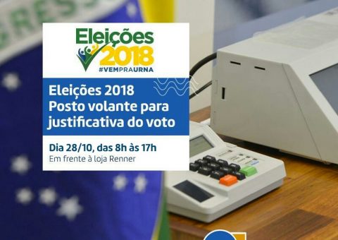 Posto volante para justificativa do voto