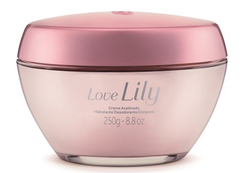 Love Lily Creme Acetinado Desodorante Hidratante Corporal 250 g