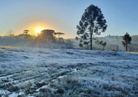 Vem aí mais uma intensa massa polar que irá jogar as temperaturas abaixo de zero