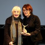 A homenageada especial uma das grande Damas do Tetro Brasileiro um Ícone na história dos palcos pelo Brasil, Monah Delacy e sua filha Christiane Torloni no palco