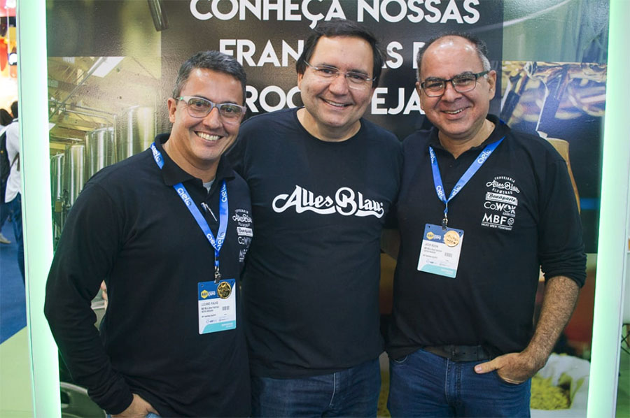 Empresários Luciano Fialho, Leonardo Lamartine e Jadir Rocha