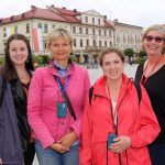 Em Cracovia, Eduarda Cano, da Inove Travel, de Porto Alegre (RS) e a guia Monika Krzynówek – Dziegiel e Jacira Assmann, da Viagens Cirass, de Santa Cruz do Sul (RS), e Monica Warren Johns Ramirez, da Racional Turismo, de Caraguatatuba (SP)