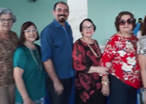 Diretoria da ABCMI/AL, Lucia Lemos, presidente; Lucila Andrade e Elizabeth Lamenta, Conselho fiscal; Brancildes Galdino, diretor de marketing; Marilucia Queiroz Cruz, Conselho fiscal, e Denise Daudt, vice-presidente