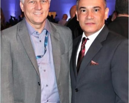 O novo presidente do Ibracor, Joaquim Mendanha, e o presidente do Sincor/AL, Edmilson Ribeiro