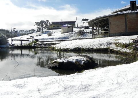 Frente polar inédita pode trazer muita neve para Santa Catarina