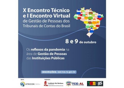 X Encontro Técnico e I Encontro Virtual de Gestão de Pessoas dos Tribunais de Contas do Brasil