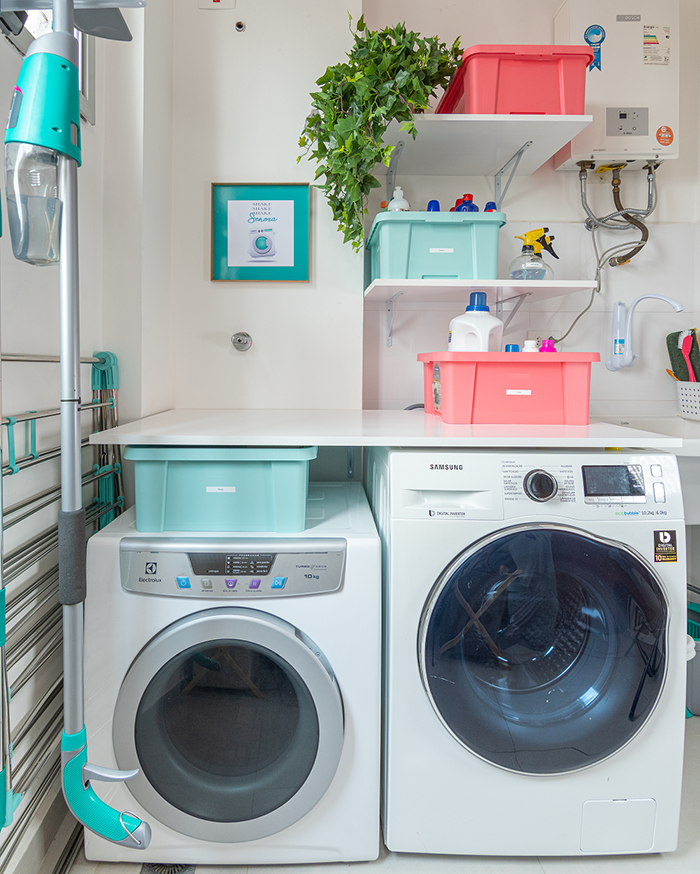 Como ganhar espaço na lavanderia