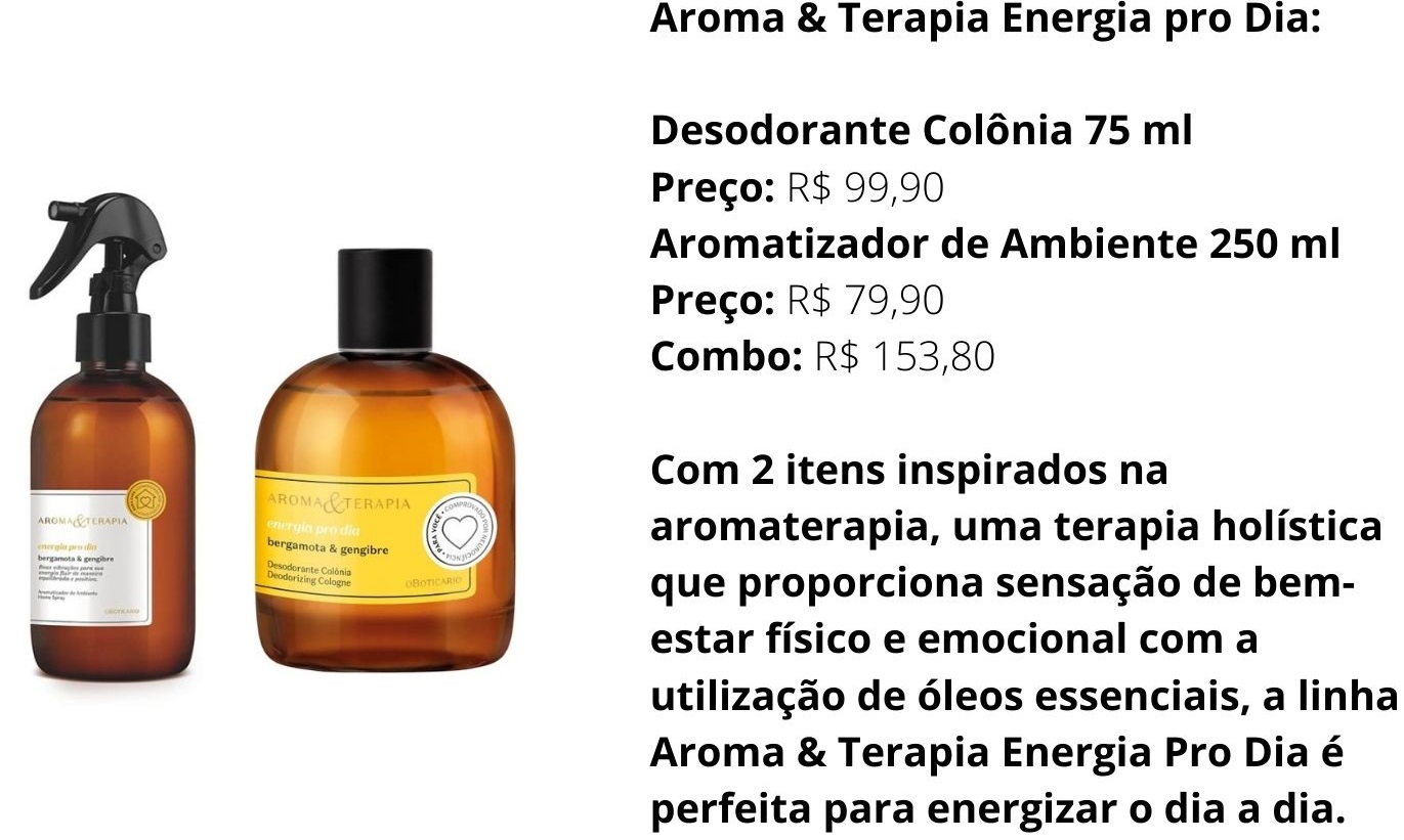 O Boticário inova com nova marca de perfumaria inspirada na aromaterapia, com itens funcionais que proporcionam sensação de calma, energia e relaxamento