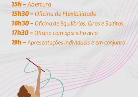 Final de semana – 1ª Oficina de Ginástica Rítmica