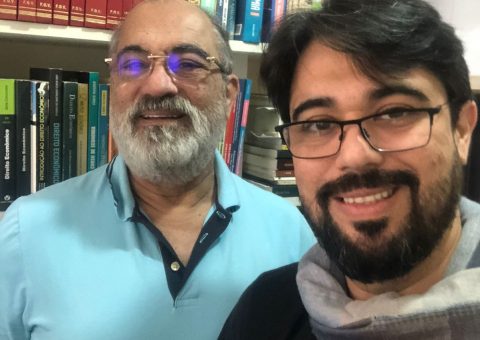 O médico Luiz Guilherme passa férias em São Paulo e celebra o seu aniversário em família