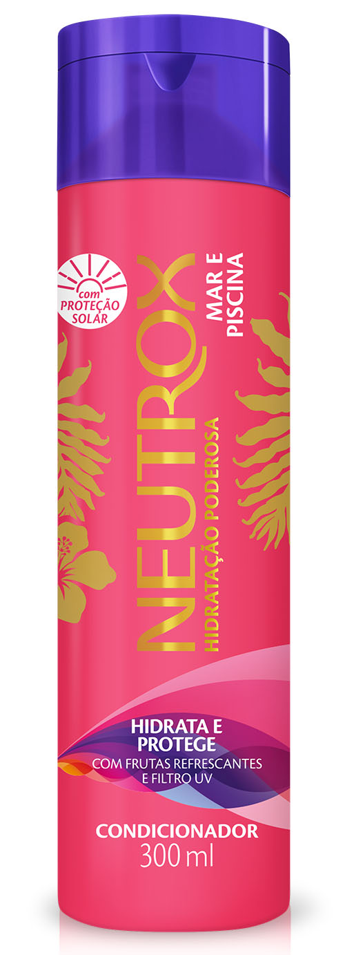 Neutrox apresenta linha Mar & Piscina com proteção solar e fórmula 100% vegana para cuidar dos fios e curtir o verão o ano todo