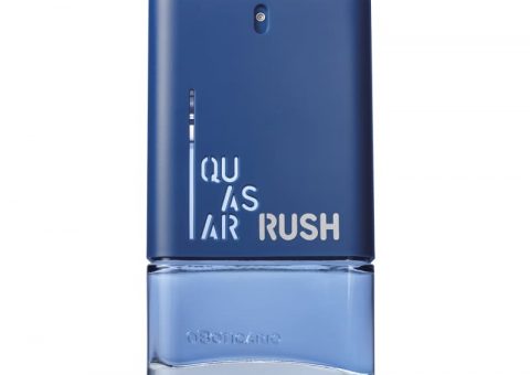 Quasar Rush, a nova fragrância masculina do Boticário, é fresca e energizante, dando impulso para enfrentar o dia a dia