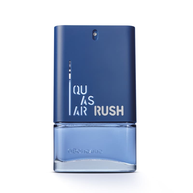 Quasar Rush, a nova fragrância masculina do Boticário, é fresca e energizante, dando impulso para enfrentar o dia a dia