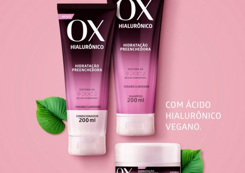 OX Cosméticos lança linha com hialurônico