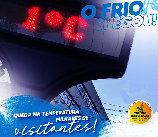 Temperaturas negativas, geadas e neve atraem milhares de turistas a SC