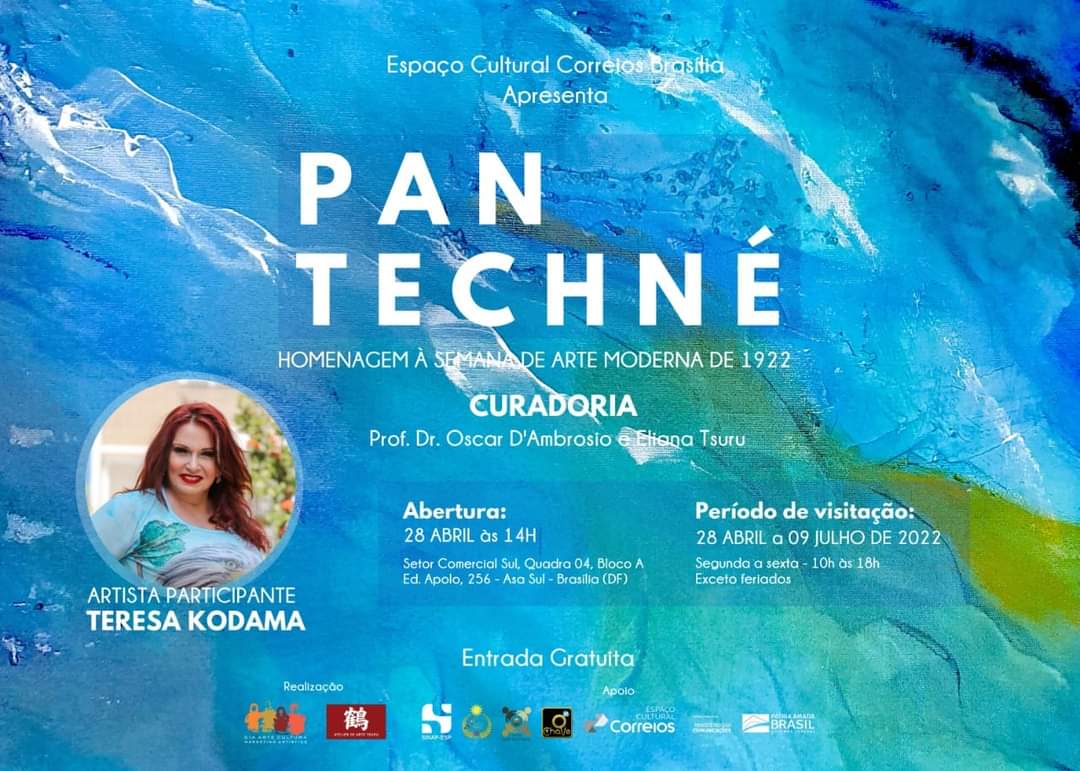 Teresa Kodama expõe na segunda Pan Techné, no Museu Correios em Brasília