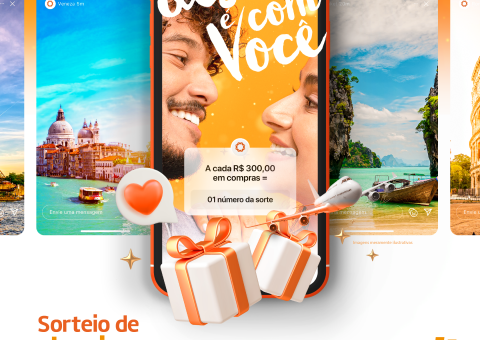 Mês dos Namorados – Shopping realiza sorteio de vale – viagem