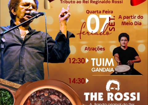 SUA PARADA DE 7 DE SETEMBRO É NA II FEIJOADA DO REI