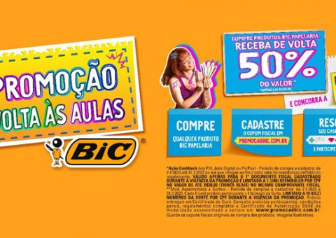 BIC LANÇA CAMPANHA PARA O VOLTA ÀS AULAS 2023