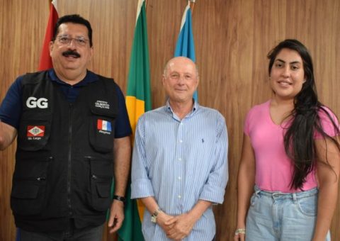 Presidente do TCE/AL recebe Prefeito de Rio Largo e Deputada Estadual