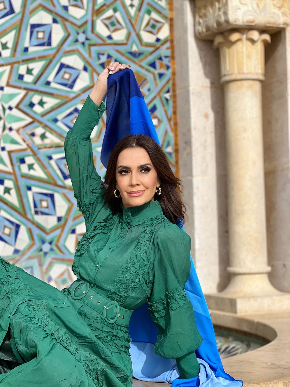 Claudia Métne inicia sua fashion trip internacional na cidade Casablanca em Marrocos