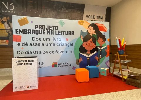 Projeto Embarque na Leitura chega ao Parque Shopping