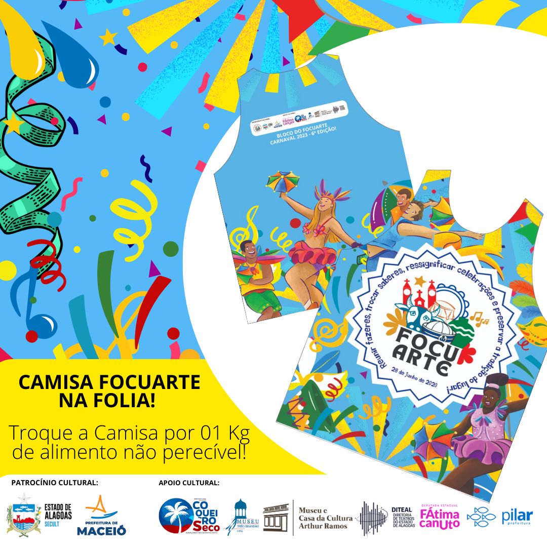 FOCUARTE prepara ressaca de Carnaval com Bloco no Comércio e homenagem ao folclorista Ranilson França