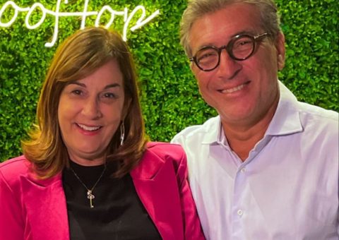 Nilo Zampieri Jr. e Solange Syllos recebem membros da RAL para inauguração do primeiro rooftop imobiliário brasileiro