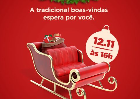 Maceió Shopping inaugura decoração natalina com a chegada do Papai Noel neste domingo (12)