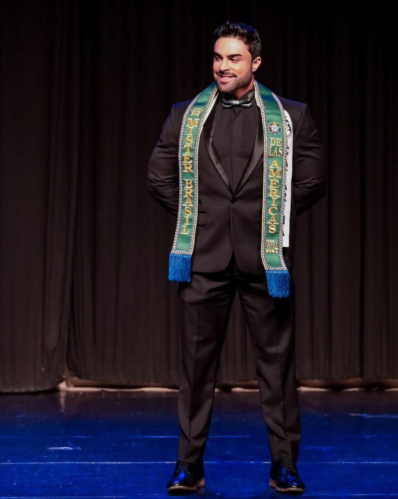 Novo Mister Brasil de Las Américas 2024 concede entrevista exclusiva