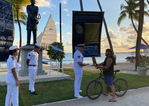 Capitania dos Portos de Alagoas divulga história do Almirante Tamandaré e Mentalidade Marítima durante o Dia do Marinheiro