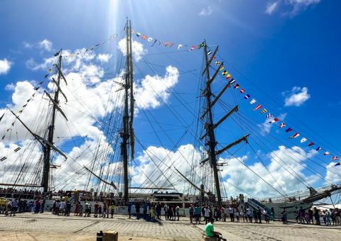 Capitania dos Portos de Alagoas promove visitação pública ao Navio Veleiro “Cisne Branco” em Maceió (AL)