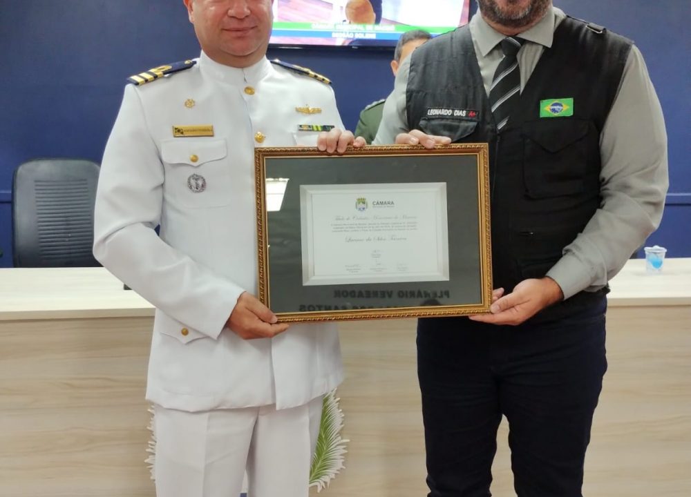 Capitão de Fragata Luciano Teixeira é homenageado com o título de Cidadão Honorário de Maceió