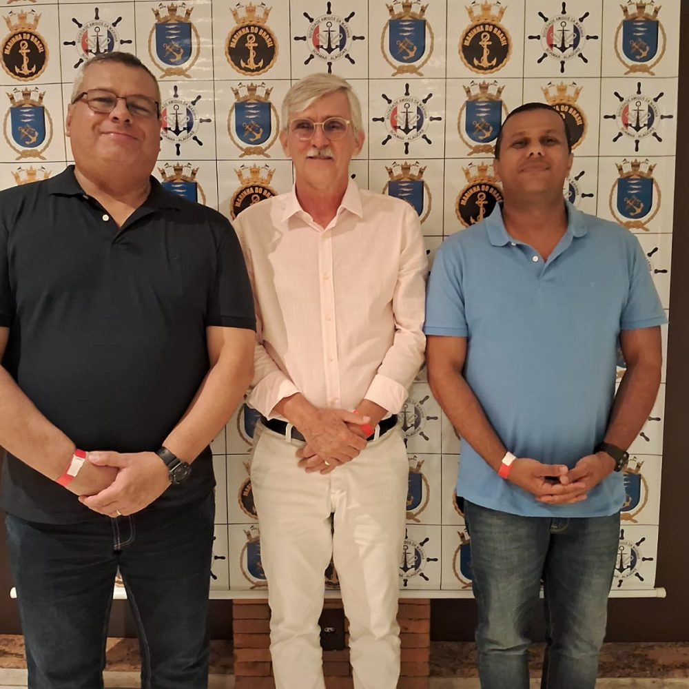 Paulo Hansen, Presidente da Soamar//AL, Recepciona o Vice-Almirante Rulff, Novo Comandante do 3º DN