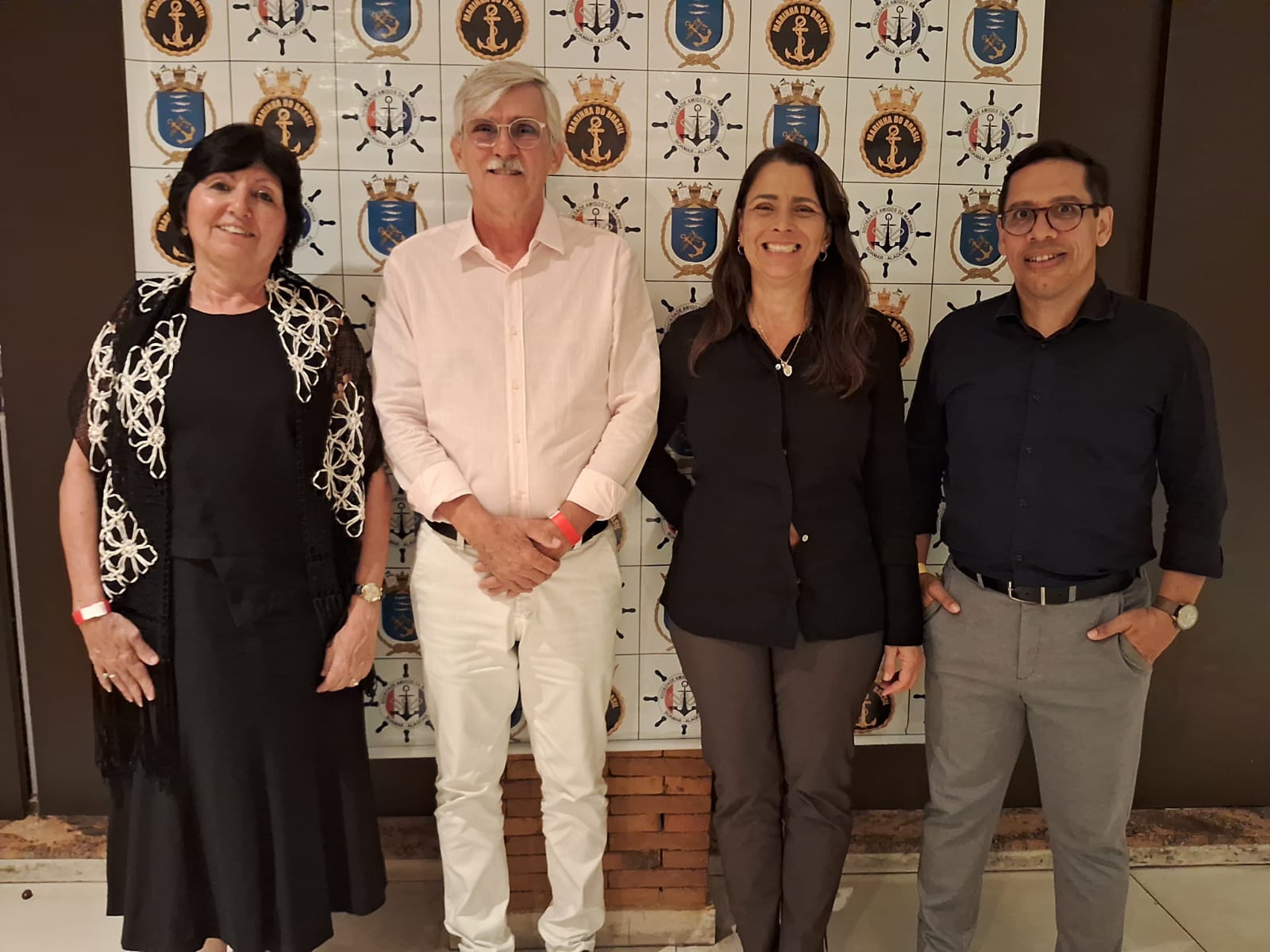 Paulo Hansen, Presidente da Soamar//AL, Recepciona o Vice-Almirante Rulff, Novo Comandante do 3º DN