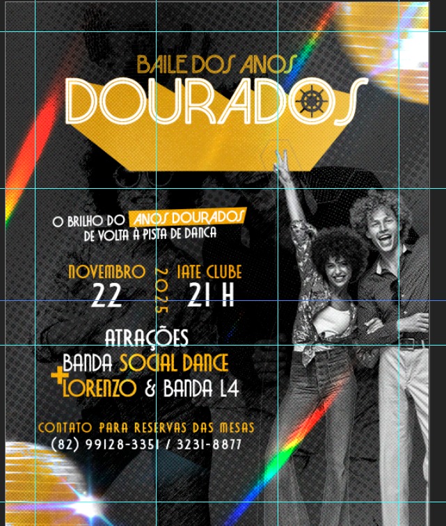 Baile dos Anos Dourados promete ser o ponto alto do ano no Iate Clube Pajussara