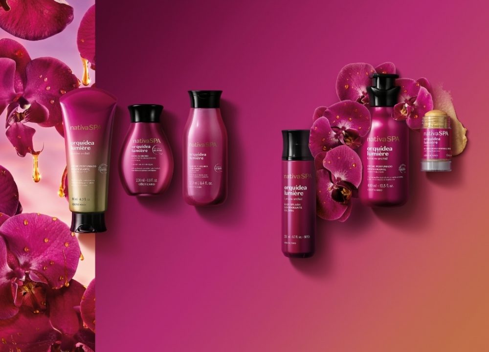 O Boticário apresenta Nativa SPA Orquídea Lumière, com iluminador corporal inédito e ação que mantém a pele iluminada por até 10 horas¹