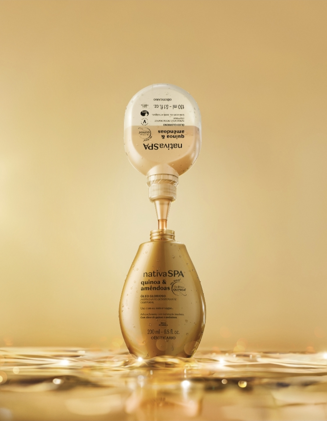 Com nova fórmula, Óleos Gloriosos de Nativa SPA reforçam a alta performance das fragrâncias e mantêm a pele perfumada até depois do banho¹