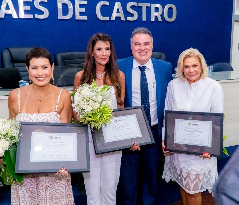 Danielle Santoro, Cacilda Sampaio e Anna Paola Frade recebem o título de cidadãs honorárias de Maceió