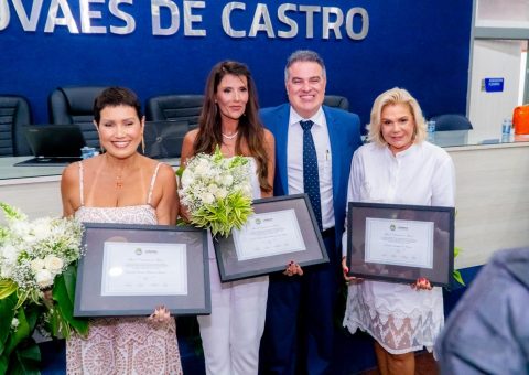 Danielle Santoro, Cacilda Sampaio e Anna Paola Frade recebem o título de cidadãs honorárias de Maceió