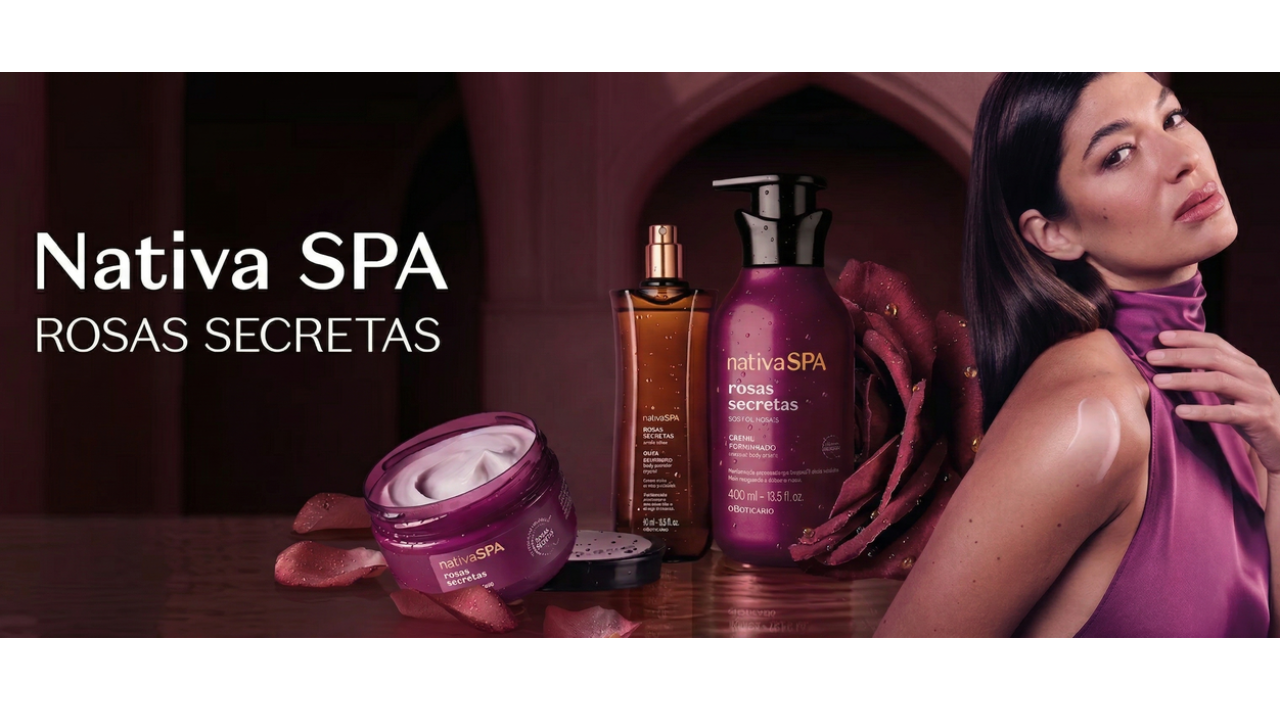 O Boticário une a nobreza da Rosa Turca à neurociência inédita na América Latina para lançar Nativa SPA Rosas Secretas, com fragrância que estimula desejo imediato