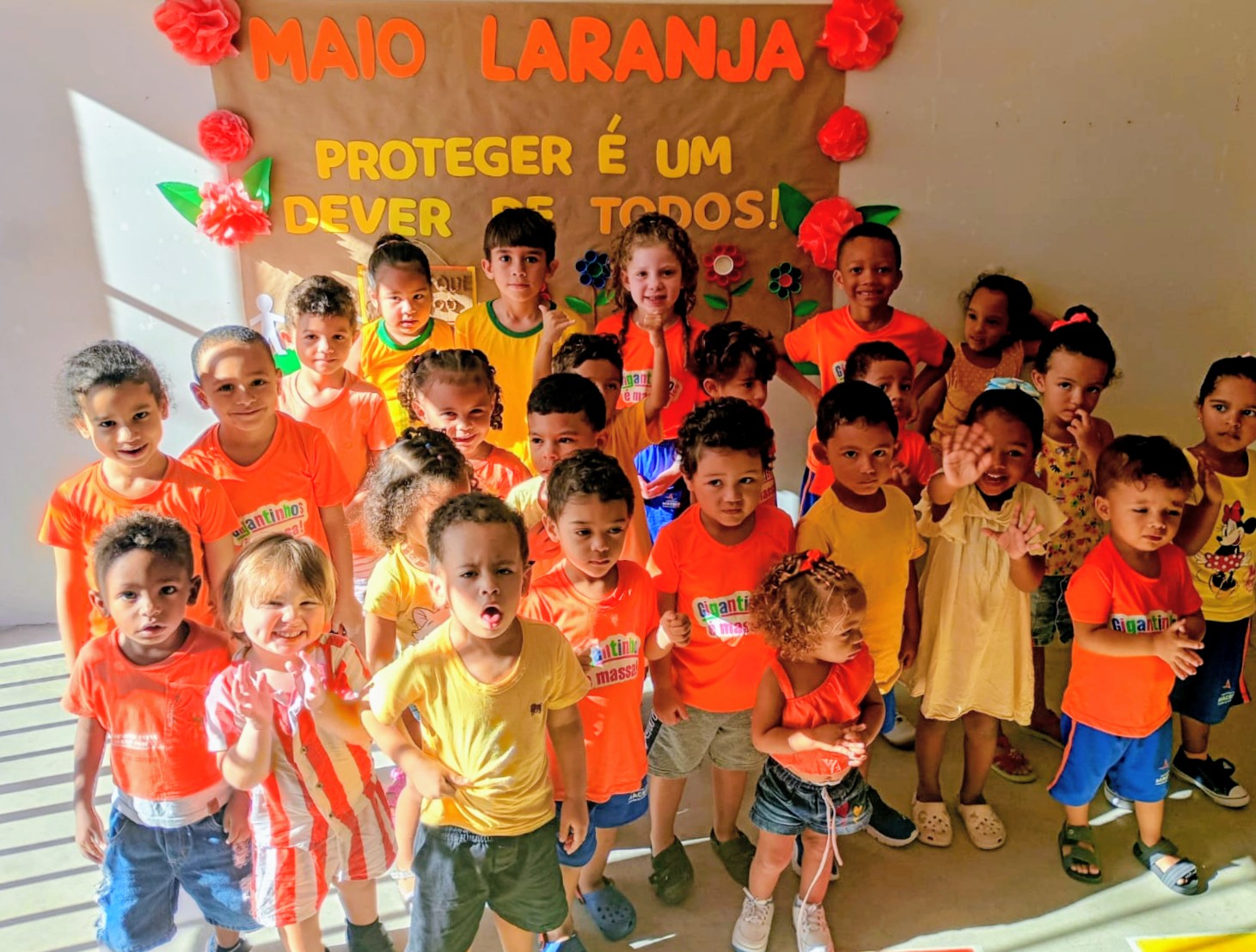 Maio Laranja: Igeve fortalece campanha com atividades educativas em 10 unidades Gigantinhos de Maceió